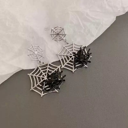 Metal Spider-Halloween Earring Style 7