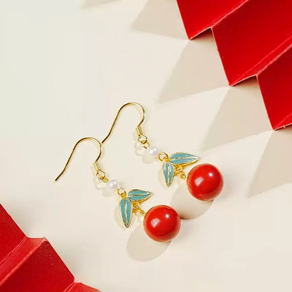 High-end designer designs green leaves Earrings  - Love Attractor