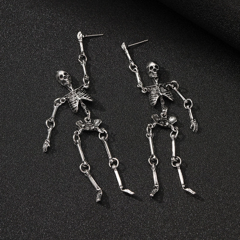 Metal Wind Skull-Halloween Earring Style 21