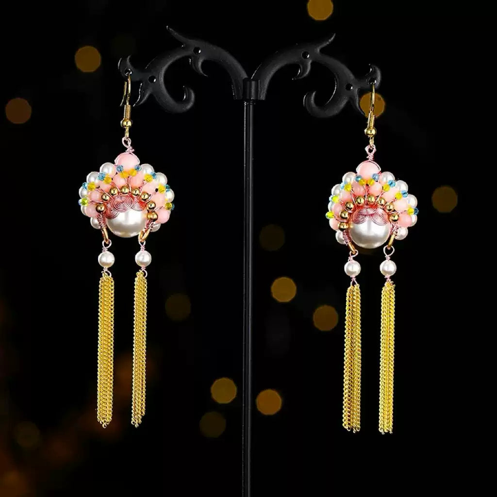 Chinese style design earrings
