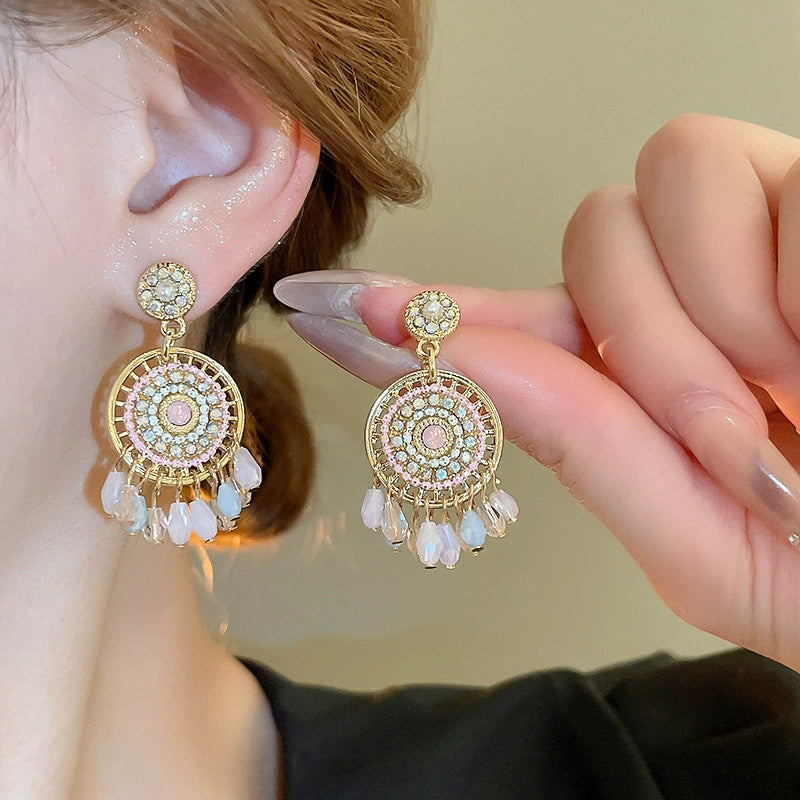 Crystal-style earring design 15