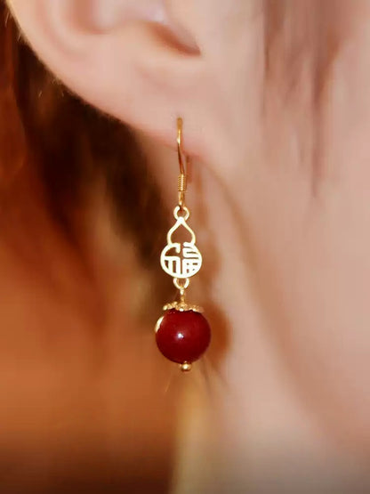 Red Lanterns  Earrings - Wealth Magnet