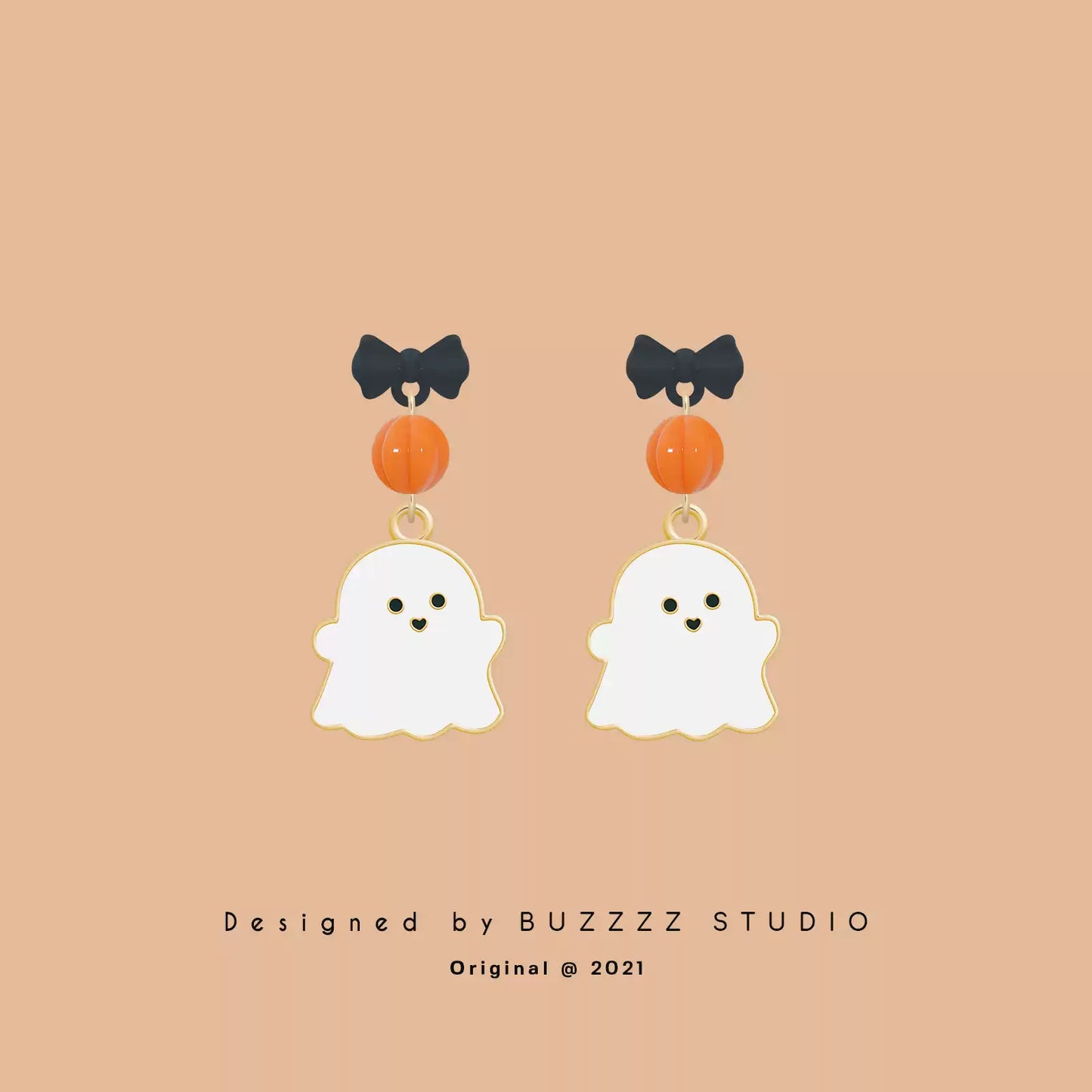 Super cute ghost-Halloween Earring Style 2