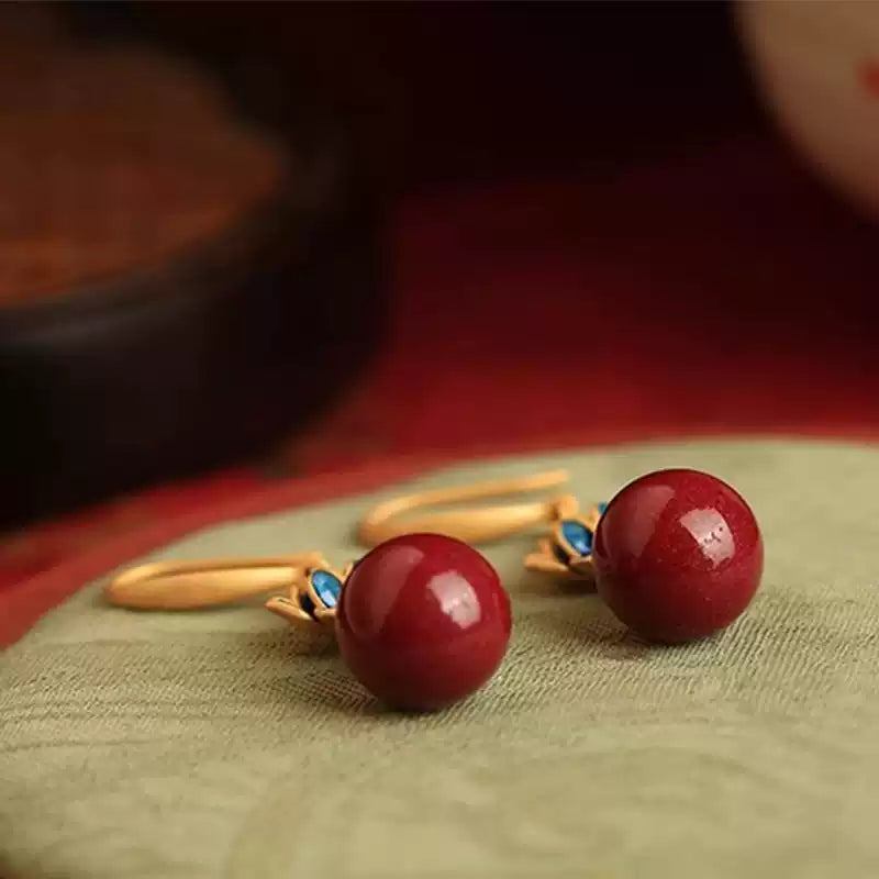 Blooming lotus Earrings - Wealth Magnet  - Health & Longevity Blessing