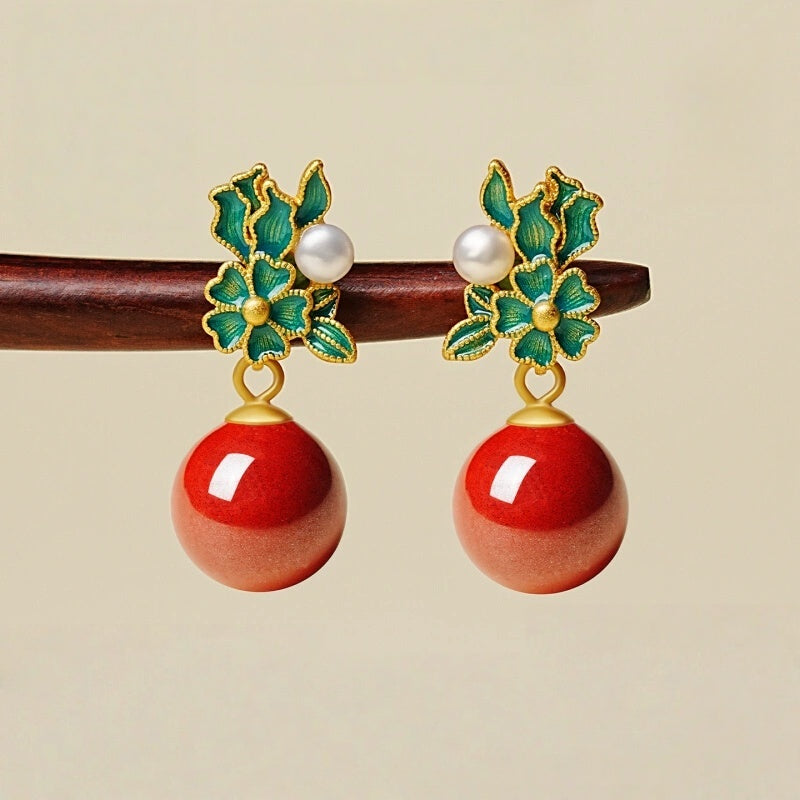 China's top designer designs green leaves Earrings  - Love Attractor
