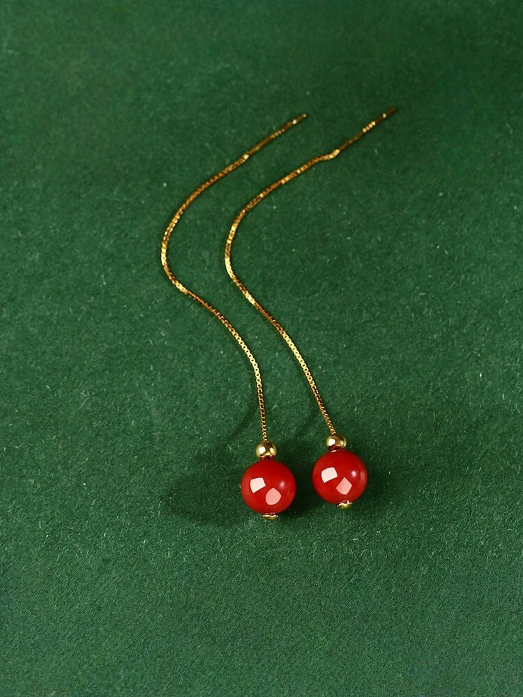 Long pendant Earrings - Feng Shui Metaphysics