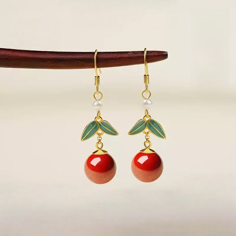 High-end designer designs green leaves Earrings  - Love Attractor