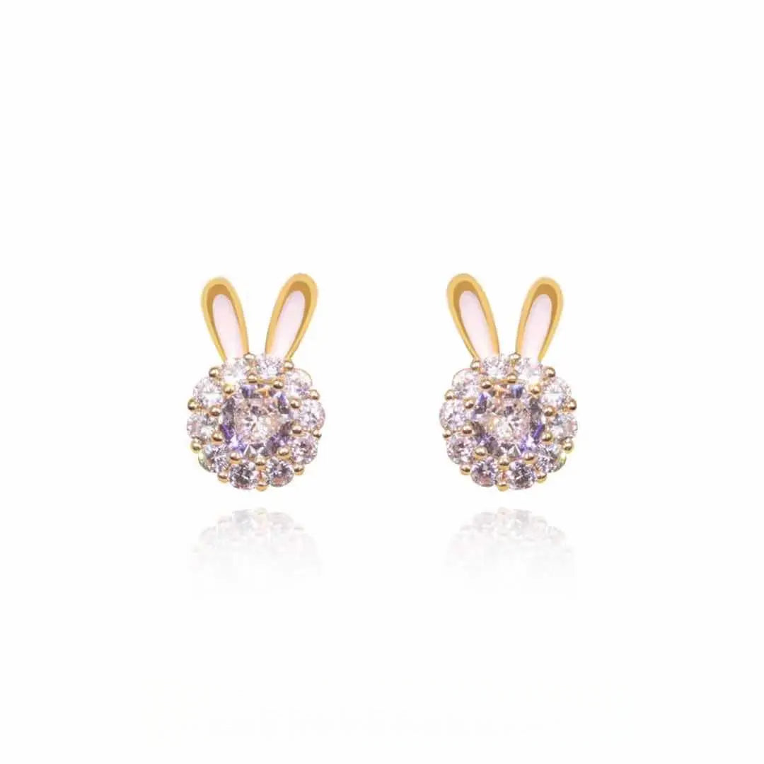 Rabbit ear earrings