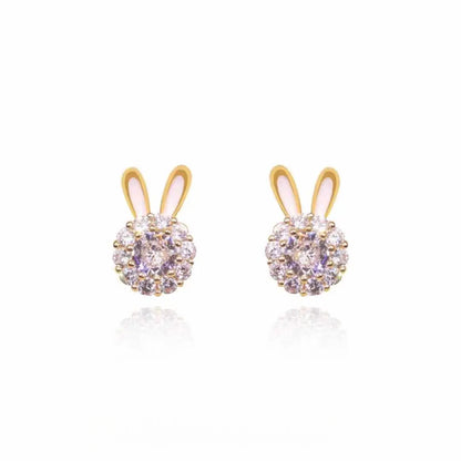 Rabbit ear earrings