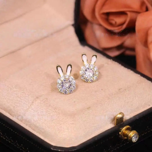 Rabbit ear earrings