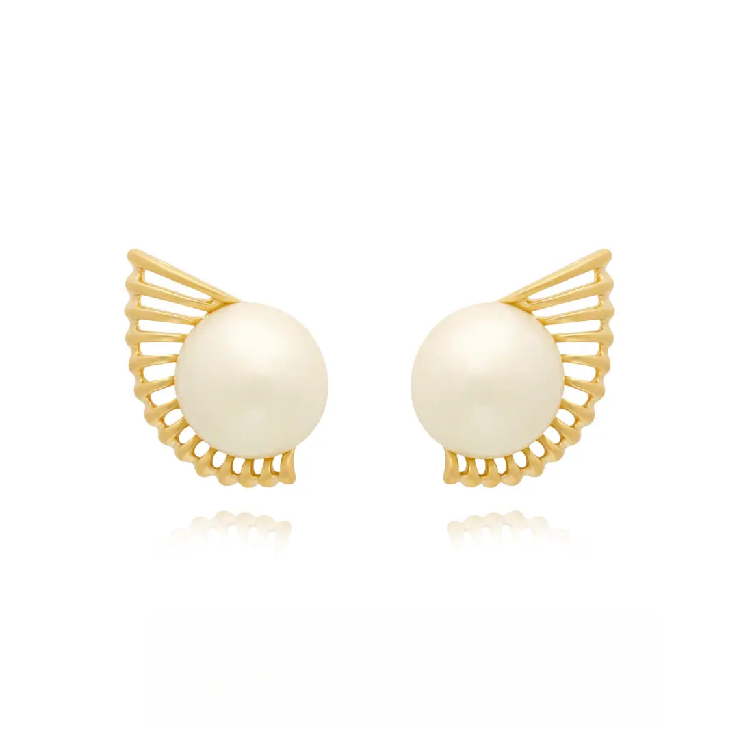 Crown Pearl earrings