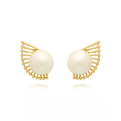 Crown Pearl earrings