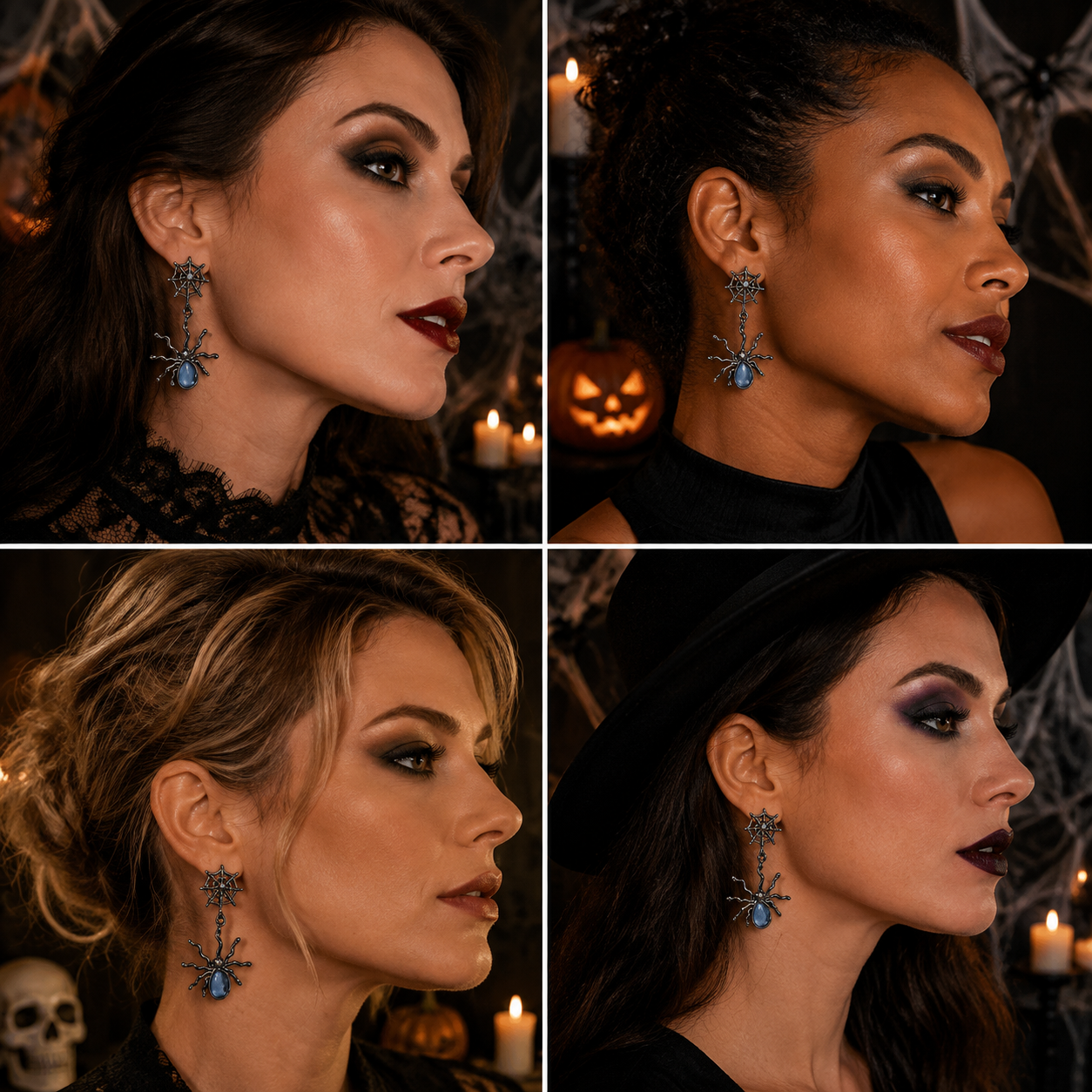 Hyper Atmosphere Spider-Halloween Earring Style 17