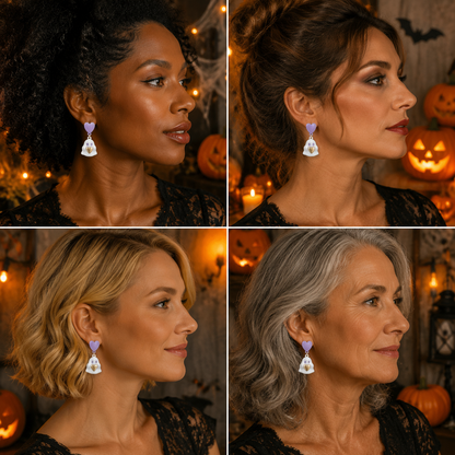 Cute Ghost-Halloween Earring Style 12