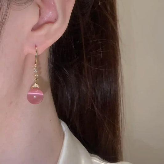 Pink Pearl earrings