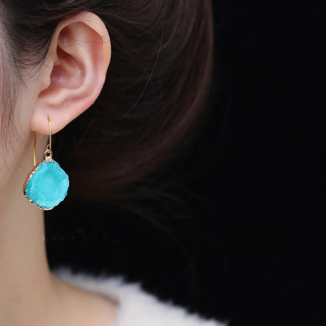 Large Sapphire earrings